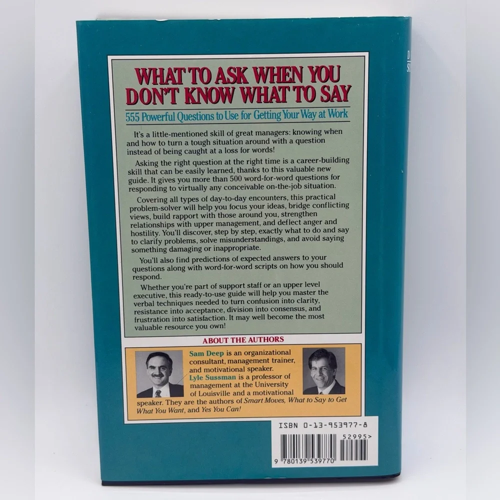 What to Ask When You Don't Know What to Say: 555 Powerful Questions to Use HC